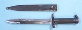 SWEDISH MOD. 1896 OR M96 MAUSER RIFLE BAYONET AND FLUTED SCABBARD. - 2 of 5