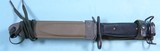 US M7 M16 OR M-16 RIFLE BAYONET AND SCABBARD. - 3 of 3