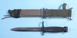 US M7 M16 OR M-16 RIFLE BAYONET AND SCABBARD. - 2 of 3