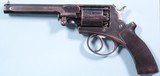 RARE & EXCELLENT CIVIL WAR CASED BEAUMONT-ADAMS MODEL 1856 PERCUSSION 54 (.44)  BORE DOUBLE ACTION REVOLVER CIRCA 1860. - 3 of 21