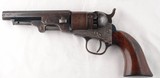 CIVIL WAR RARE & FINE COLT MODEL 1862 PERCUSSION .36 CAL. POCKET NAVY REVOLVER CA. 1863. - 2 of 9