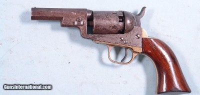RARE ORIGINAL COLT WELLS FARGO MODEL 1849 PERCUSSION POCKET REVOLVER.