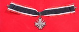 WW2 WWII GERMAN KNIGHT’S CROSS OF WAR MERIT WITH CROSSED SWORDS AND RIBBON. - 5 of 8