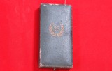 WW2 WWII GERMAN ARMED FORCES 25 YEAR GOLD SERVICE AWARD 1ST CLASS MEDAL W/RIBBON & CLASP IN ORIG. PRESENTATION BOX. - 3 of 3