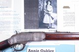 ORIGINAL ANNIE OAKLEY / FRANK BUTLER OWNED AND USED WINCHESTER 1873 LEVER ACTION .22 RF CAL. RIFLE. - 2 of 17