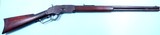 WINCHESTER MODEL 1873 LEVER ACTION .38 W.C.F. (.38-40) CAL. RIFLE CIRCA 1890. - 1 of 14