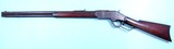 WINCHESTER MODEL 1873 LEVER ACTION .38 W.C.F. (.38-40) CAL. RIFLE CIRCA 1890. - 2 of 14