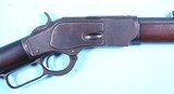 WINCHESTER MODEL 1873 LEVER ACTION .38 W.C.F. (.38-40) CAL. RIFLE CIRCA 1890. - 5 of 14