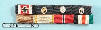 WW2 OR WWII GERMAN NAZI COMBAT MEDAL RIBBON BAR.