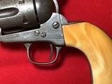 EARLY ORIGINAL COLT BLACK POWDER .44 HENRY RIMFIRE CAL. SINGLE ACTION REVOLVER CIRCA 1877 W/FACTORY LETTER. - 6 of 6