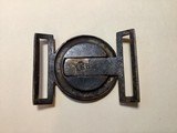 Civil War Original Confederate Navy Two Piece Brass Sword Belt Plate - 2 of 2