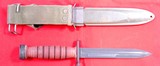 32129- U.S. US M4 M-4 CAMILLUS BAYONET WITH M8A1 SCABBARD FOR M1 M-1 GARAND RIFLE. - 2 of 6