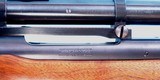 WINCHESTER MODEL 70 PRE-64 .220 SWIFT CAL. RIFLE CIRCA 1948 W/ LYMAN ALASKAN 2 1/2 X SCOPE. - 5 of 10