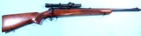 WINCHESTER MODEL 70 PRE-64 .220 SWIFT CAL. RIFLE CIRCA 1948 W/ LYMAN ALASKAN 2 1/2 X SCOPE. - 1 of 10