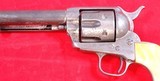 EARLY ORIGINAL COLT BLACK POWDER .44 HENRY RIMFIRE CAL. SINGLE ACTION REVOLVER CIRCA 1875. - 6 of 10