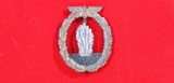 WW2 WWII NAZI GERMAN MINE SWEEPER BADGE. - 1 of 2