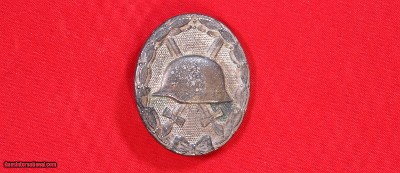 WW1 WWI IMPERIAL GERMAN SILVER WOUND BADGE.