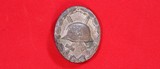 WW1 WWI IMPERIAL GERMAN SILVER WOUND BADGE. - 1 of 2