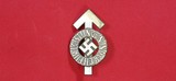 WW2 WWII NAZI GERMAN HITLER YOUTH ARROW SPORTS BADGE. - 1 of 2