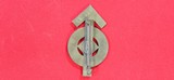 WW2 WWII NAZI GERMAN HITLER YOUTH ARROW SPORTS BADGE. - 2 of 2