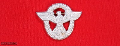 WW2 WWII NAZI GERMAN NAVAL HAT BADGE.