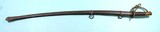 EXCELLENT CIVIL WAR C. ROBY U.S. MODEL 1860 CAVALRY SABER DATED 1864 W/ORIG. SCABBARD. - 7 of 7