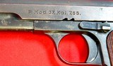32228- WW2 WWII HUNGARIAN LUFTWAFFE NAZI PROOFED FEMARU FEG M37 MODEL 37 PISTOL IN .380 ACP (7.65). - 5 of 7