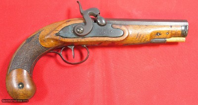 GERMAN AUSTRIAN PERCUSSION .45 CAL. OFFICER’S PISTOL CIRCA 1840’S.