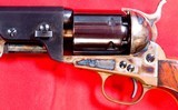 CASED EARLY GREGORELLI AND UBERTI COLT REPRODUCTION 1851 NAVY PERCUSSION .36 REVOLVER IMPORTED BY NAVY ARMS 1959-1962. - 4 of 10