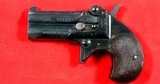 CASED GERMAN COPY OF FAMOUS REMINGTON OVER AND UNDER DERRINGER DERINGER RECK 