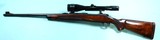 EARLY POST-WAR WINCHESTER MODEL 70 SUPER GRADE .375 HOLLAND & HOLLAND MAGNUM RIFLE CIRCA 1949 W/SCOPE. - 2 of 10