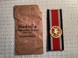 Ww2 German Kriegsmarine Honor Clasp W/Ribbon and Envelope. - 1 of 3