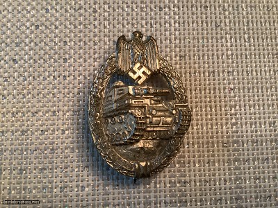 WW2 German Tank Assault Badge.