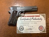 Colt US Model 1911 45ACP Pistol Mfg. 1917 - 1 of 4