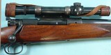 PRE-WW2 WINCHESTER MODEL 70 CUSTOM SUPER GRADE .30-06 CAL. RIFLE W/LYMAN ALASKAN SCOPE. - 3 of 8