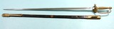 CIVIL WAR REPRODUCTION CONFEDERATE CSA NCO SWORD AND SCABBARD. - 2 of 4