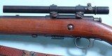 PRE-WW2 WINCHESTER MODEL 69 BOLT ACTION .22LR CAL. RIFLE W/CLASSIC WEAVER MODEL 329 SCOPE AND SIDE MOUNT. - 4 of 7