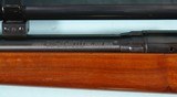 SAVAGE MODEL 112 BOLT ACTION SINGLE SHOT .223 REM. CAL. VARMINT RIFLE W/ REDFIELD 24X TARGET SCOPE. - 3 of 8