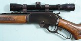 GLENFIELD MARLIN MODEL 30A LEVER ACTION .30-30 CAL. CARBINE W/ MARLIN 4X32 SCOPE ca. 1970’s. - 4 of 11