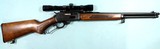 GLENFIELD MARLIN MODEL 30A LEVER ACTION .30-30 CAL. CARBINE W/ MARLIN 4X32 SCOPE ca. 1970’s. - 1 of 11