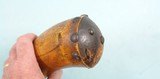 FINE 18TH CENTURY ENGRAVED AND TACKED PENNSYLVANIA POWDERHORN OR POWDER HORN. - 5 of 13