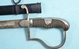 WW1 IMPERIAL GERMAN FIELD ARTILLERY REGIMENT NO. 40 OFFICER’S SWORD AND SCABBARD. - 5 of 9