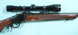 1978 BROWNING B78 B-78 OR MODEL 78 7MM MAG FALLING BLOCK LOW-WALL RIFLE W/ LEUPOLD SCOPE. - 5 of 8