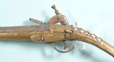 BALKAN RAT-TAIL ALL METAL MIQUELET LOCK CHIEFTAN’S PISTOL CIRCA LATE 1700’S. - 4 of 10