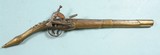 BALKAN RAT-TAIL ALL METAL MIQUELET LOCK CHIEFTAN’S PISTOL CIRCA LATE 1700’S. - 1 of 10