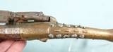 BALKAN RAT-TAIL ALL METAL MIQUELET LOCK CHIEFTAN’S PISTOL CIRCA LATE 1700’S. - 5 of 10