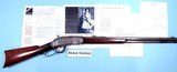 ORIGINAL ANNIE OAKLEY OWNED AND USED WINCHESTER 1873 LEVER ACTION .22 RF CAL. RIFLE.