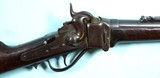CIVIL WAR / INDIAN WARS SHARPS U.S. MODEL 1859 CONVERSION .50-70 CAL. SADDLE RING CAVALRY CARBINE. - 4 of 14