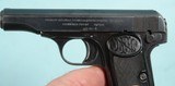 EXCELLENT ORIGINAL CONDITION WWII WW2 FN BROWNING MODEL 1910 .32ACP (7.65) POCKET PISTOL, CIRCA EARLY 1930'S. - 5 of 8