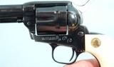 COLT CUSTOM SHOP SINGLE ACTION 1875 SAA .45 LONG COLT CALIBER 5 1/2” REVOLVER CIRCA 1980’S NEW IN ORIGINAL BOX. - 6 of 9